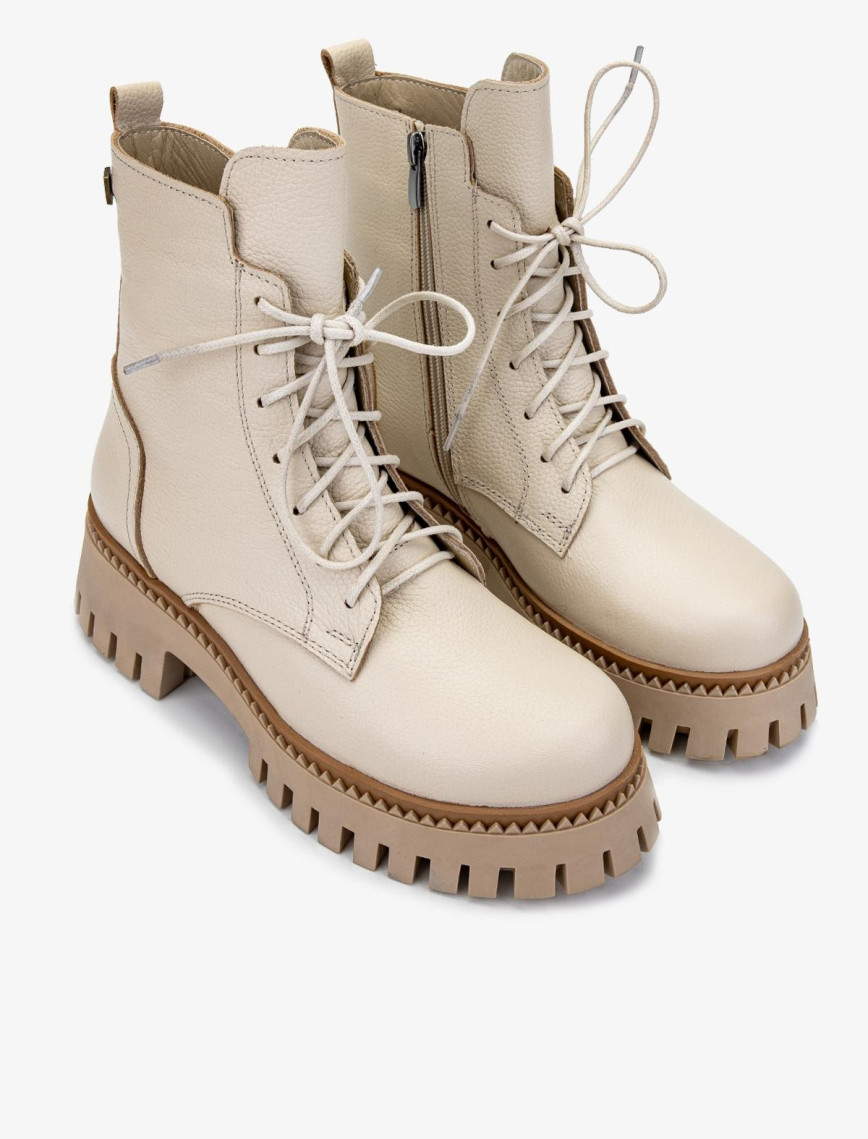 Valmenti Kadın Hakiki Deri Bej Casual Bot Valmenti Kadın Hakiki Deri Bej Casual Bot