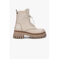 Valmenti Kadın Hakiki Deri Bej Casual Bot Valmenti Kadın Hakiki Deri Bej Casual Bot