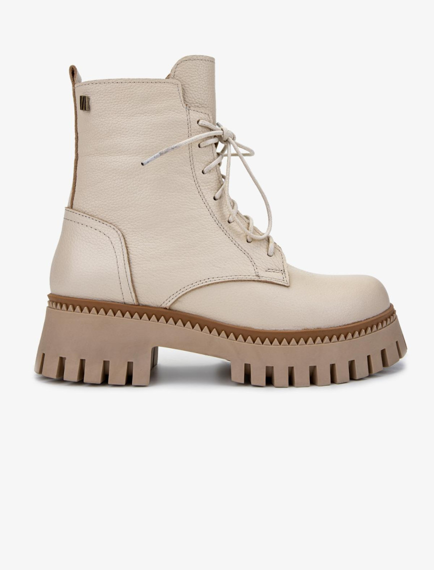 Valmenti Kadın Hakiki Deri Bej Casual Bot Valmenti Kadın Hakiki Deri Bej Casual Bot