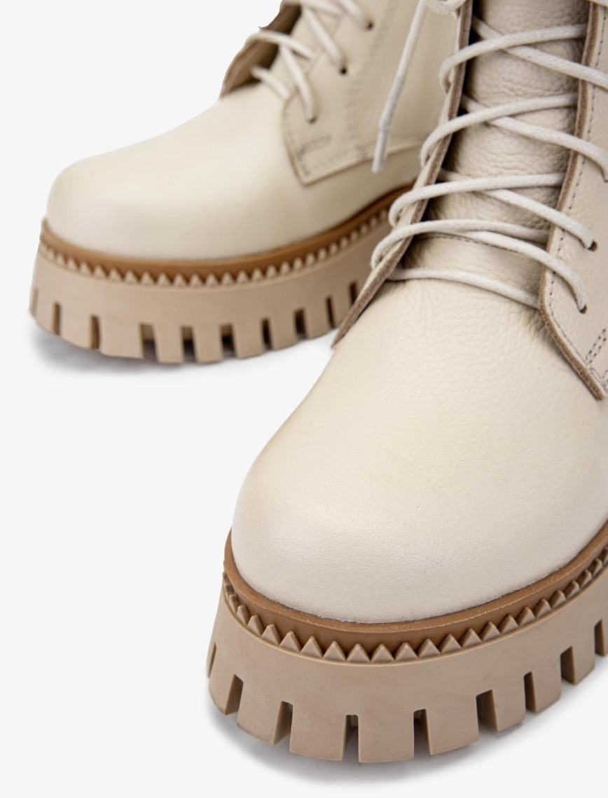 Valmenti Kadın Hakiki Deri Bej Casual Bot Valmenti Kadın Hakiki Deri Bej Casual Bot