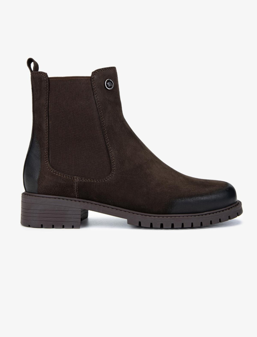 Valmenti Kadın Kahverengi Nubuk Düz Bot Valmenti Kadın Kahverengi Nubuk Düz Bot