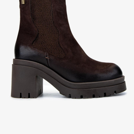 Valmenti Kadın Hakiki Deri Kahverengi Nubuk Casual Bot Valmenti Kadın Hakiki Deri Kahverengi Nubuk Casual Bot