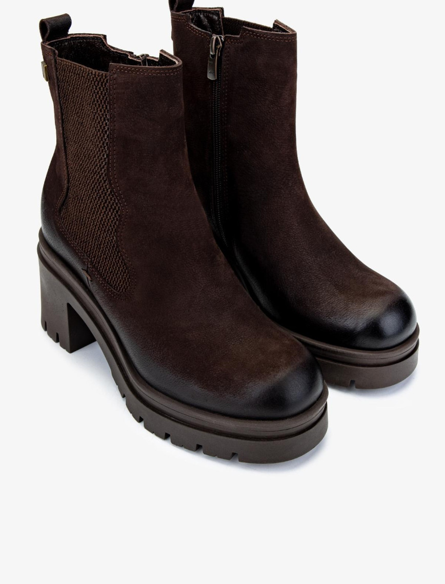 Valmenti Kadın Hakiki Deri Kahverengi Nubuk Casual Bot Valmenti Kadın Hakiki Deri Kahverengi Nubuk Casual Bot