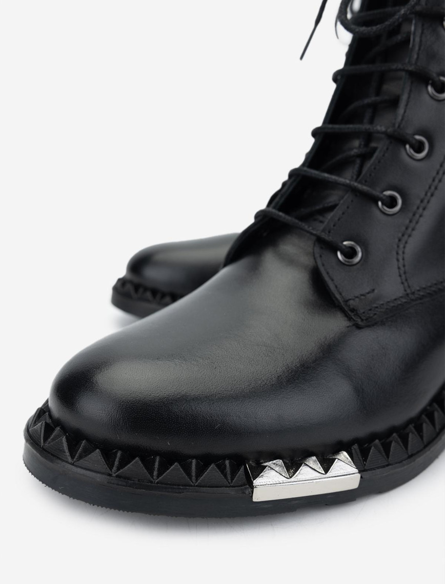 Valmenti Kadın Hakiki Deri Siyah Deri Düz Bot Valmenti Kadın Hakiki Deri Siyah Deri Düz Bot