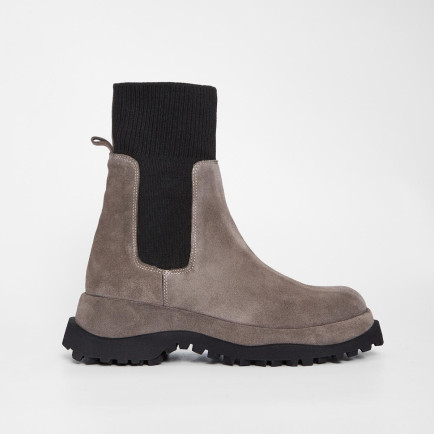 Valmenti Kadın Vizon Süet Hakiki Deri Casual Bot