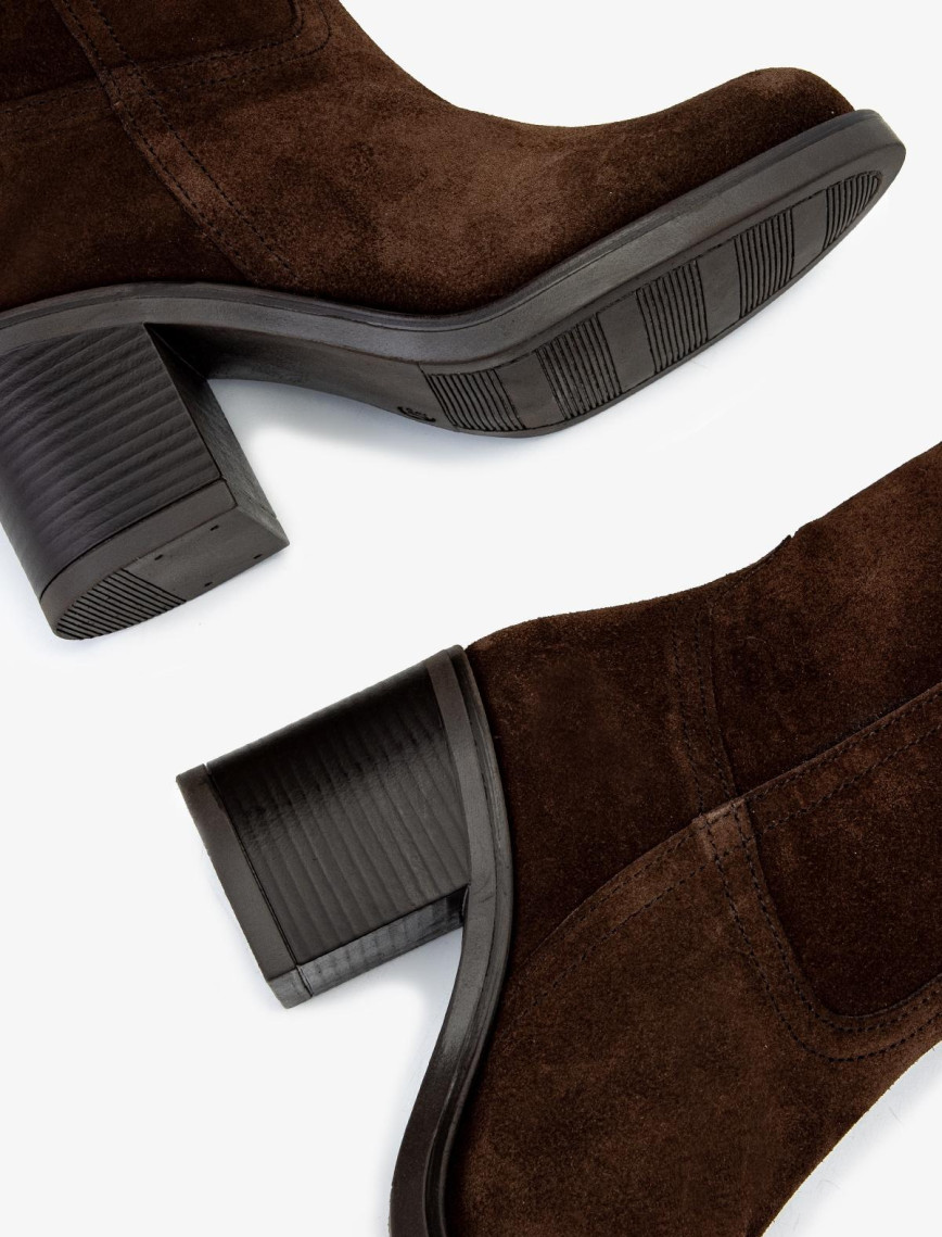 Valmenti Kadın Hakiki Deri Kahverengi Süet Casual Bot