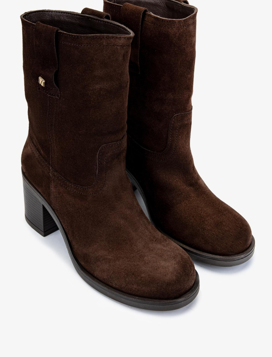 Valmenti Kadın Hakiki Deri Kahverengi Süet Casual Bot