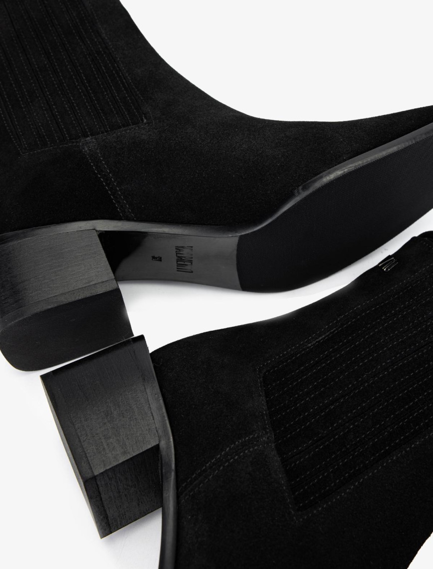 Valmenti Kadın Hakiki Deri Siyah Süet Casual Bot Valmenti Kadın Hakiki Deri Siyah Süet Casual Bot