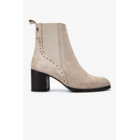 Valmenti Kadın Hakiki Deri Bej Süet Casual Bot