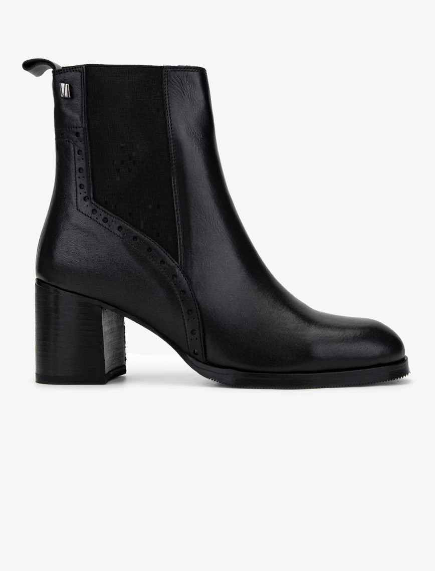 Valmenti Kadın Hakiki Deri Siyah Deri Casual Bot