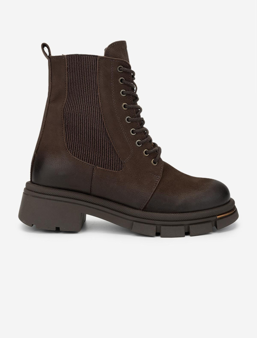 Valmenti Kadın Hakiki Deri Kahverengi Nubuk Casual Bot Valmenti Kadın Hakiki Deri Kahverengi Nubuk Casual Bot