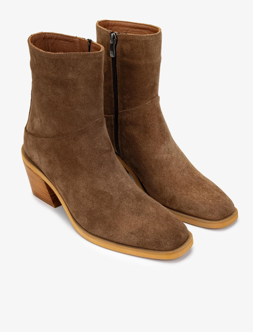 Valmenti Kadın Hakiki Deri Tütün Süet Casual Bot Valmenti Kadın Hakiki Deri Tütün Süet Casual Bot