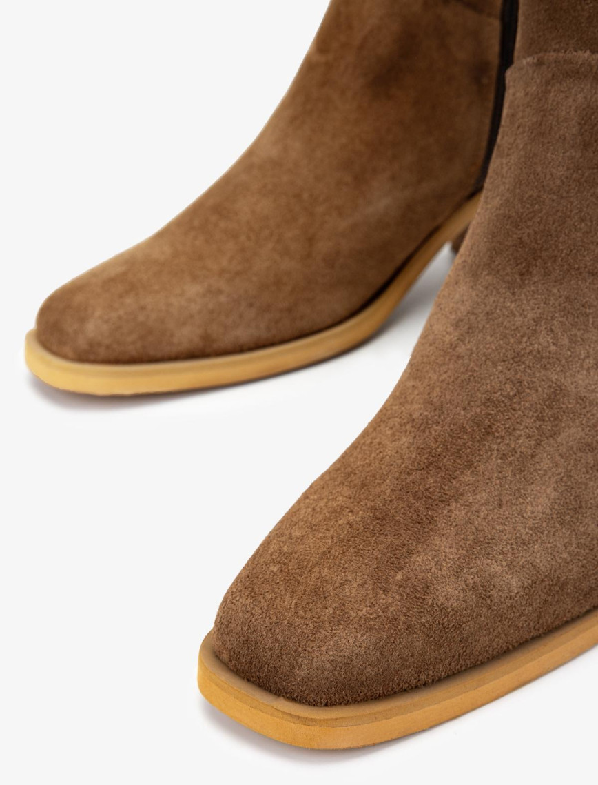 Valmenti Kadın Hakiki Deri Tütün Süet Casual Bot Valmenti Kadın Hakiki Deri Tütün Süet Casual Bot