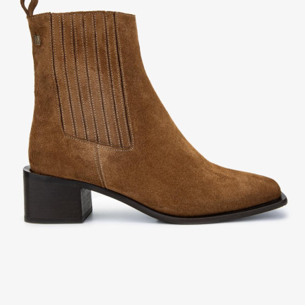 Valmenti Kadın Hakiki Deri Tütün Süet Casual Bot