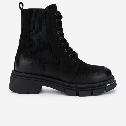 Valmenti Kadın Hakiki Deri Siyah Nubuk Casual Bot Valmenti Kadın Hakiki Deri Siyah Nubuk Casual Bot