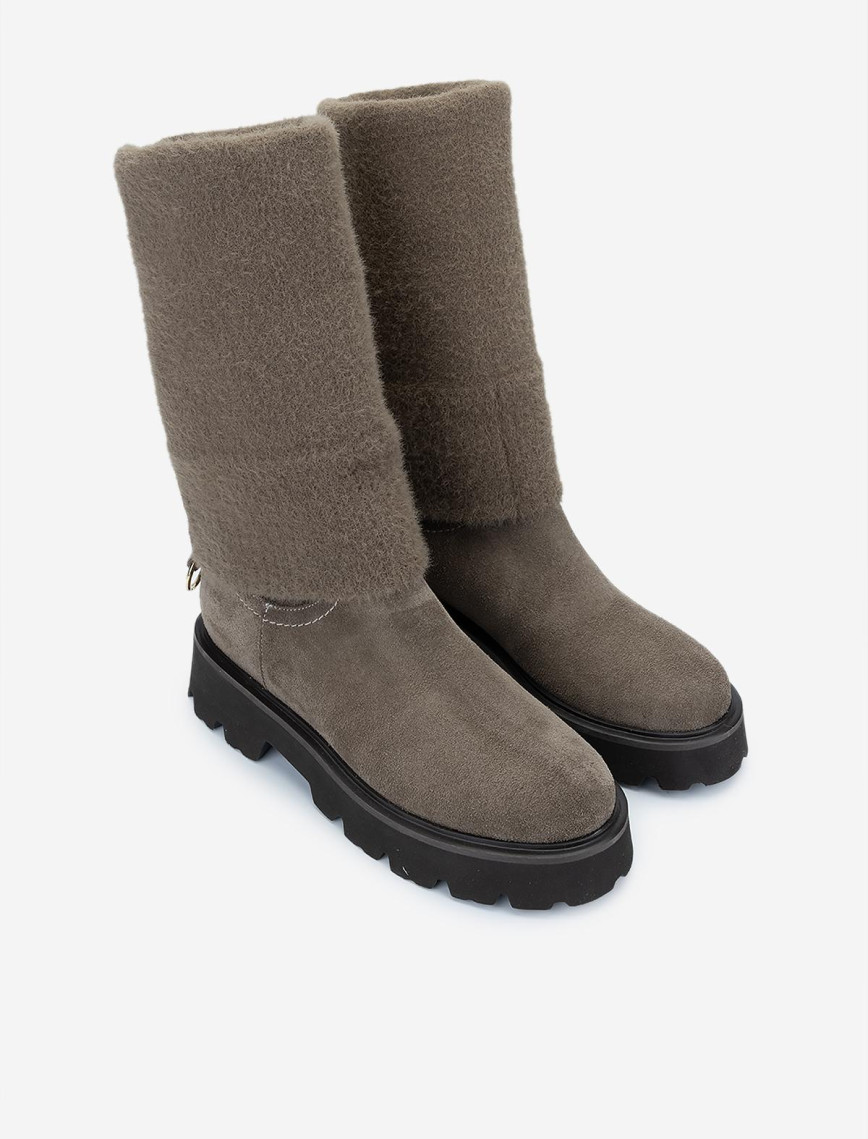 Valmenti Kadın . Vizon Süet Casual Bot Valmenti Kadın . Vizon Süet Casual Bot