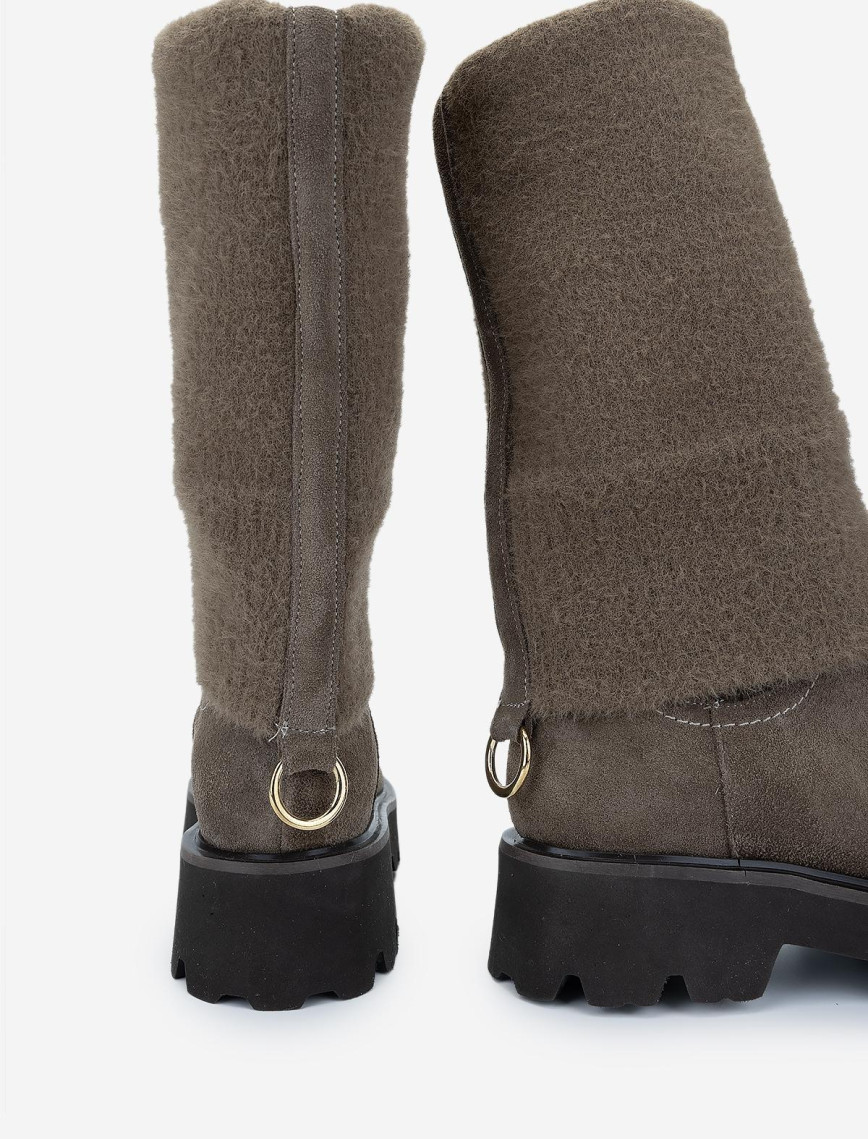 Valmenti Kadın . Vizon Süet Casual Bot Valmenti Kadın . Vizon Süet Casual Bot