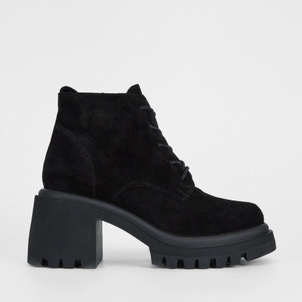 Valmenti Vega Kadın Siyah Süet Hakiki Deri Casual Bot