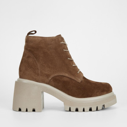 Valmenti Vega Kadın Tütün Süet Hakiki Deri Casual Bot