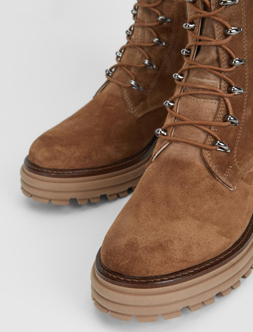 Valmenti Sirius Kadın Tütün Süet Hakiki Deri Casual Bot