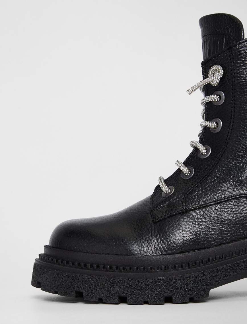 Valmenti Kadın Siyah Hakiki Deri Casual Bot Valmenti Kadın Siyah Hakiki Deri Casual Bot