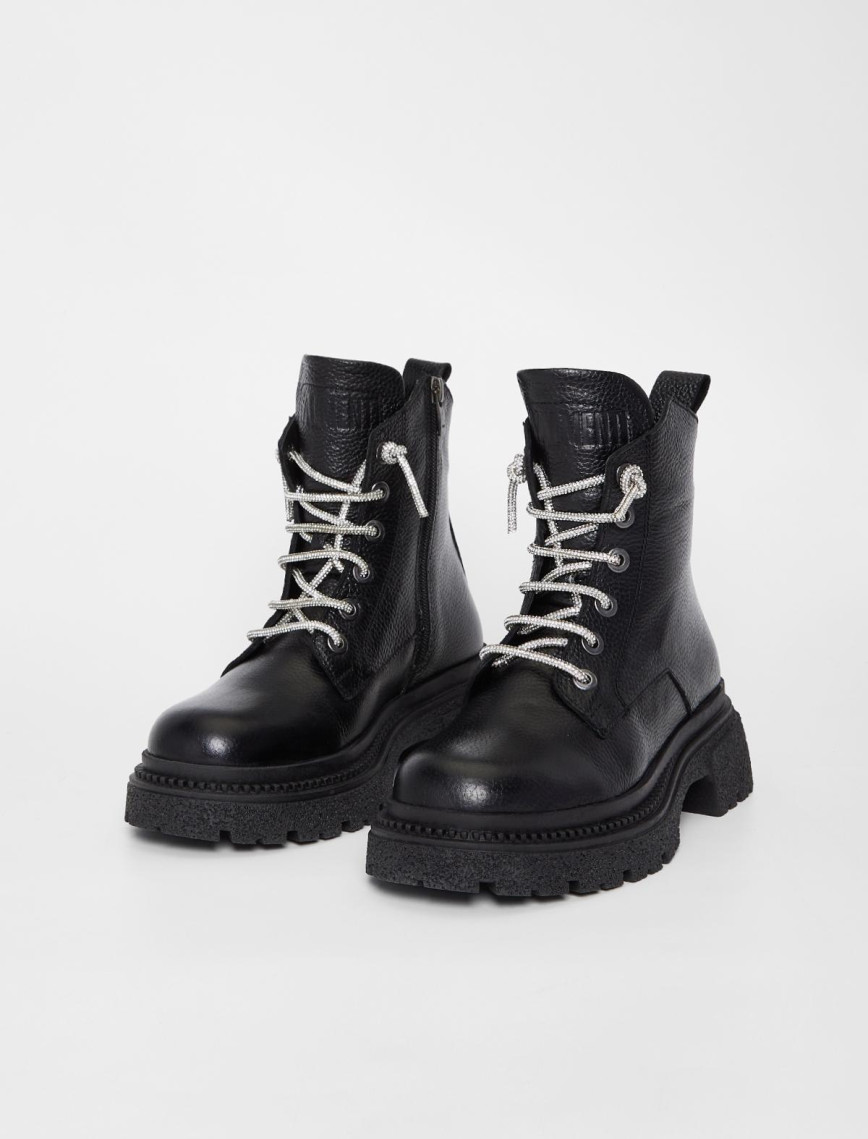 Valmenti Kadın Siyah Hakiki Deri Casual Bot Valmenti Kadın Siyah Hakiki Deri Casual Bot