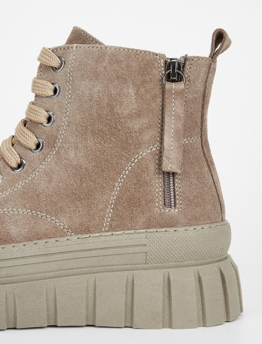 Valmenti Kadın Vizon Süet Hakiki Deri Casual Bot Valmenti Kadın Vizon Süet Hakiki Deri Casual Bot