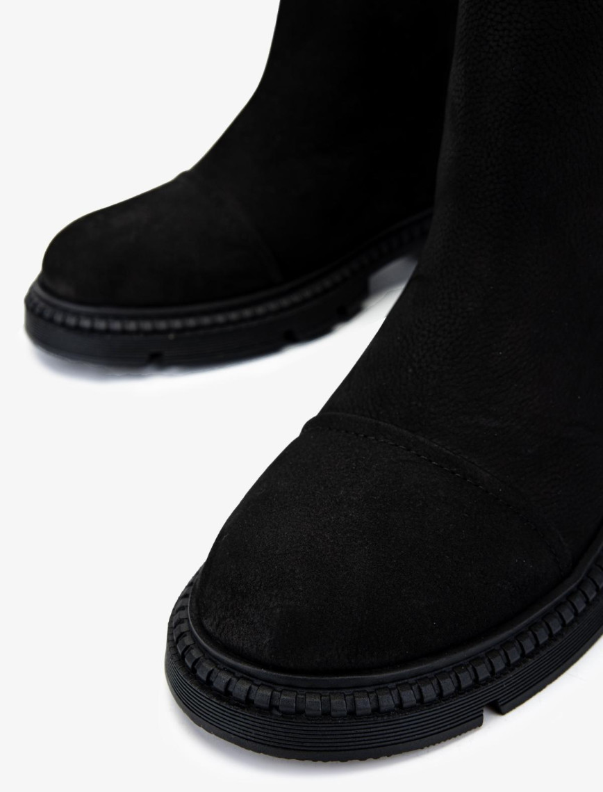 Valmenti Kadın . Siyah Nubuk Casual Bot Valmenti Kadın . Siyah Nubuk Casual Bot