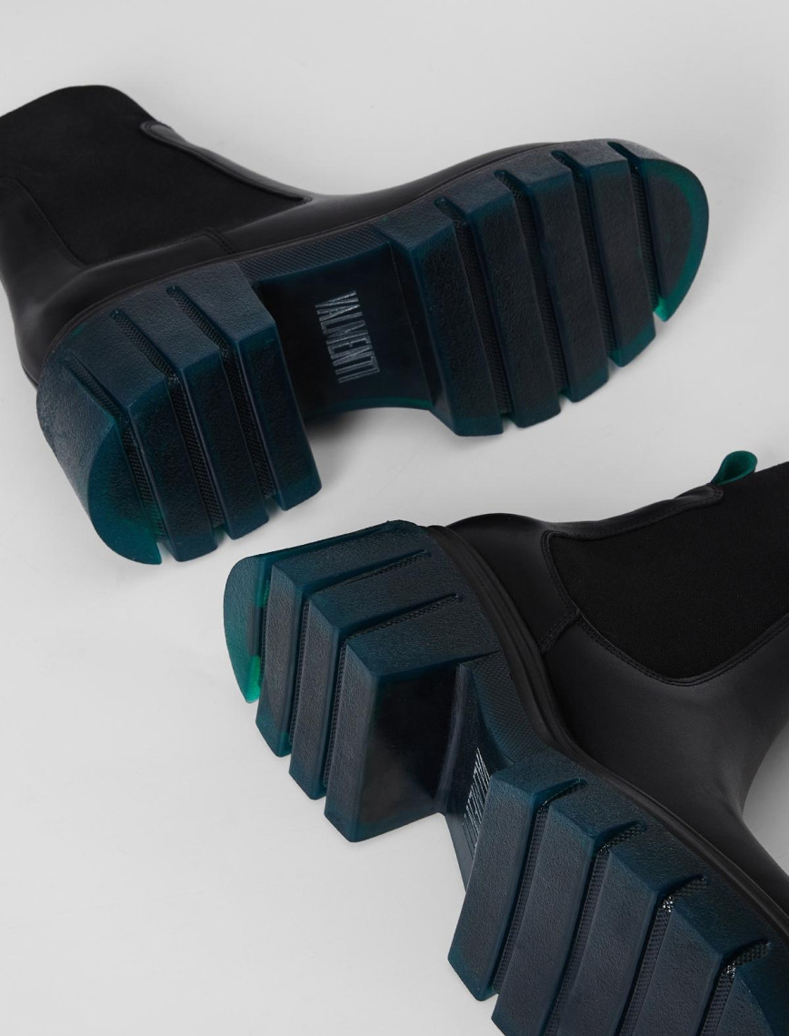 Valmenti Kadın Siyah/yeşil Hakiki Deri Casual Bot Valmenti Kadın Siyah/yeşil Hakiki Deri Casual Bot