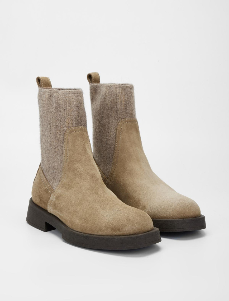 Valmenti Kadın Vizon Süet Hakiki Deri Casual Bot Valmenti Kadın Vizon Süet Hakiki Deri Casual Bot