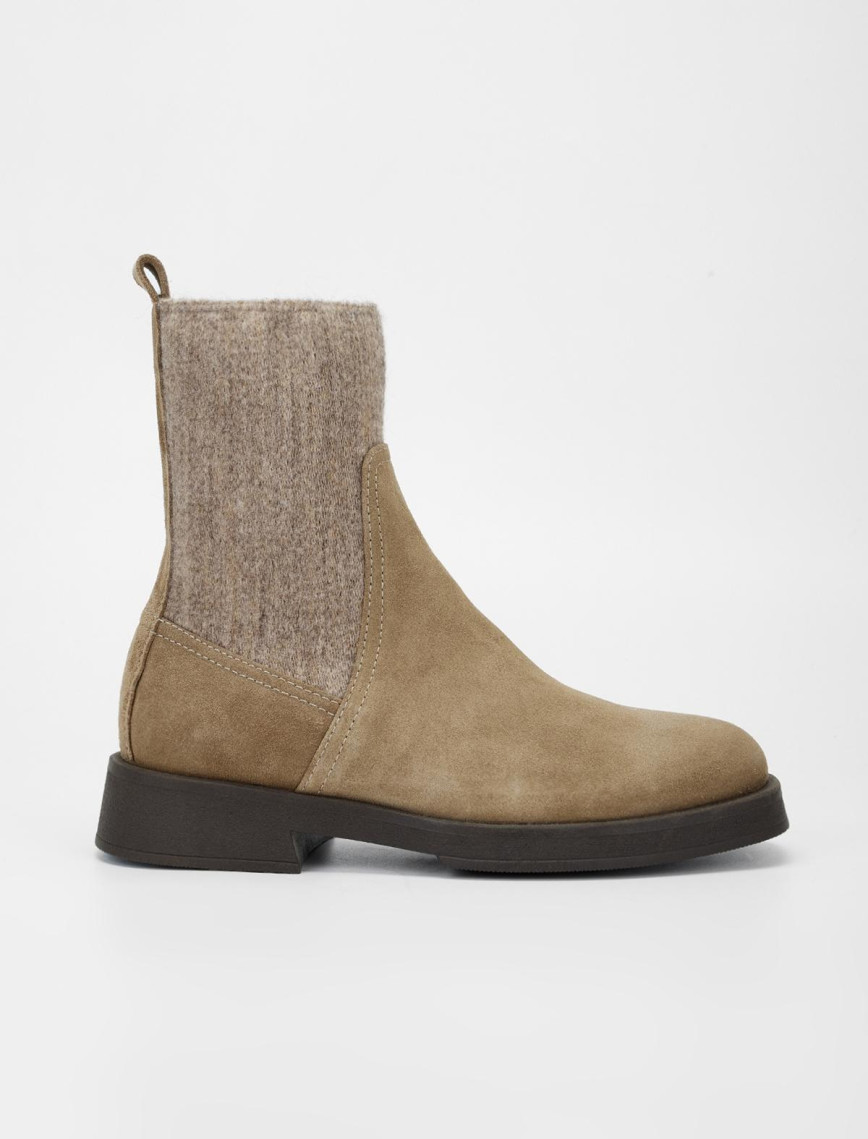 Valmenti Kadın Vizon Süet Hakiki Deri Casual Bot Valmenti Kadın Vizon Süet Hakiki Deri Casual Bot