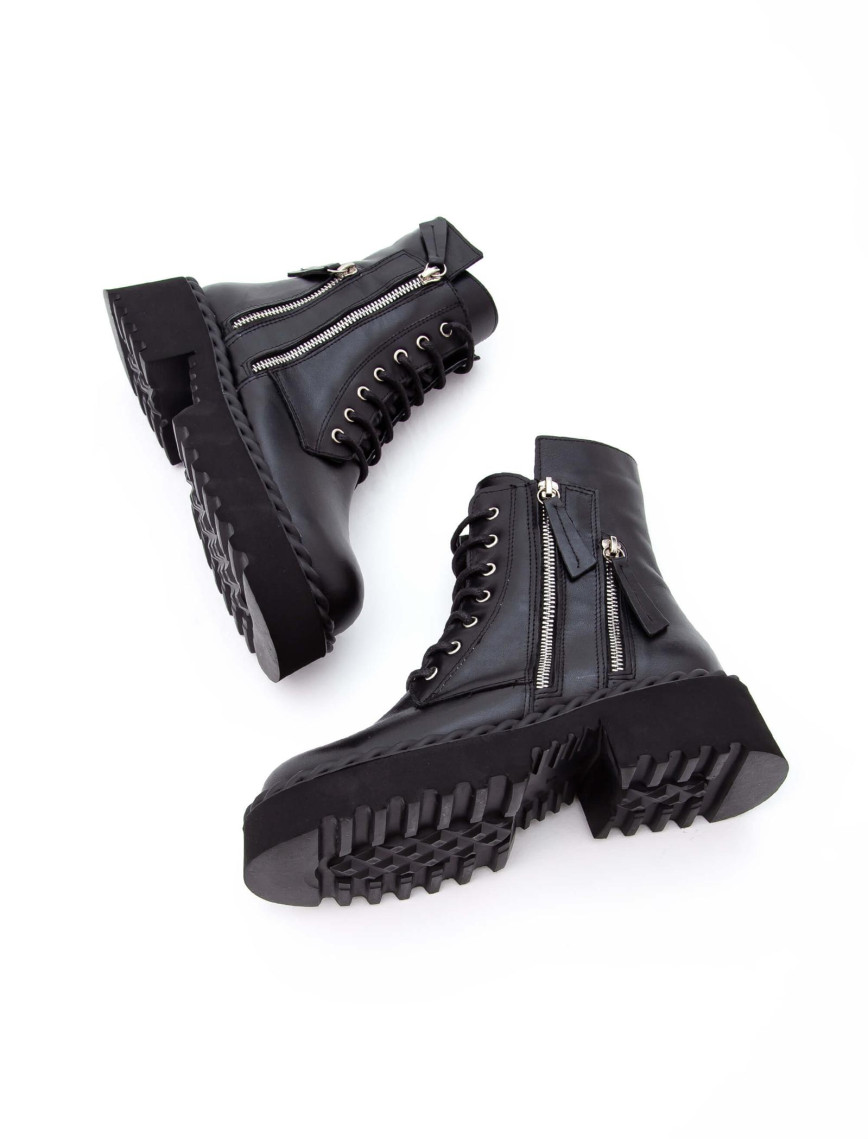 Tamer Tanca Kadın Hakiki Deri Siyah Analin POSTAL Bot