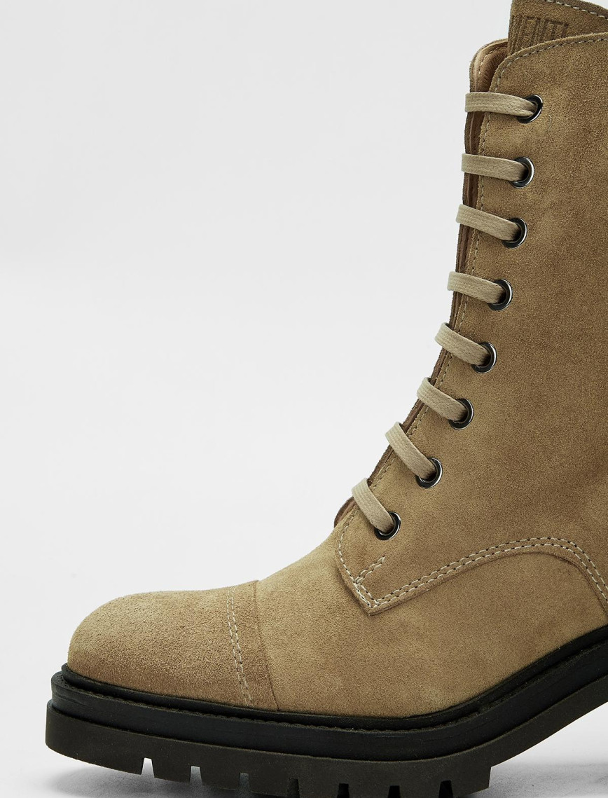 Valmenti Kadın Bej Süet Hakiki Deri Casual Bot Valmenti Kadın Bej Süet Hakiki Deri Casual Bot