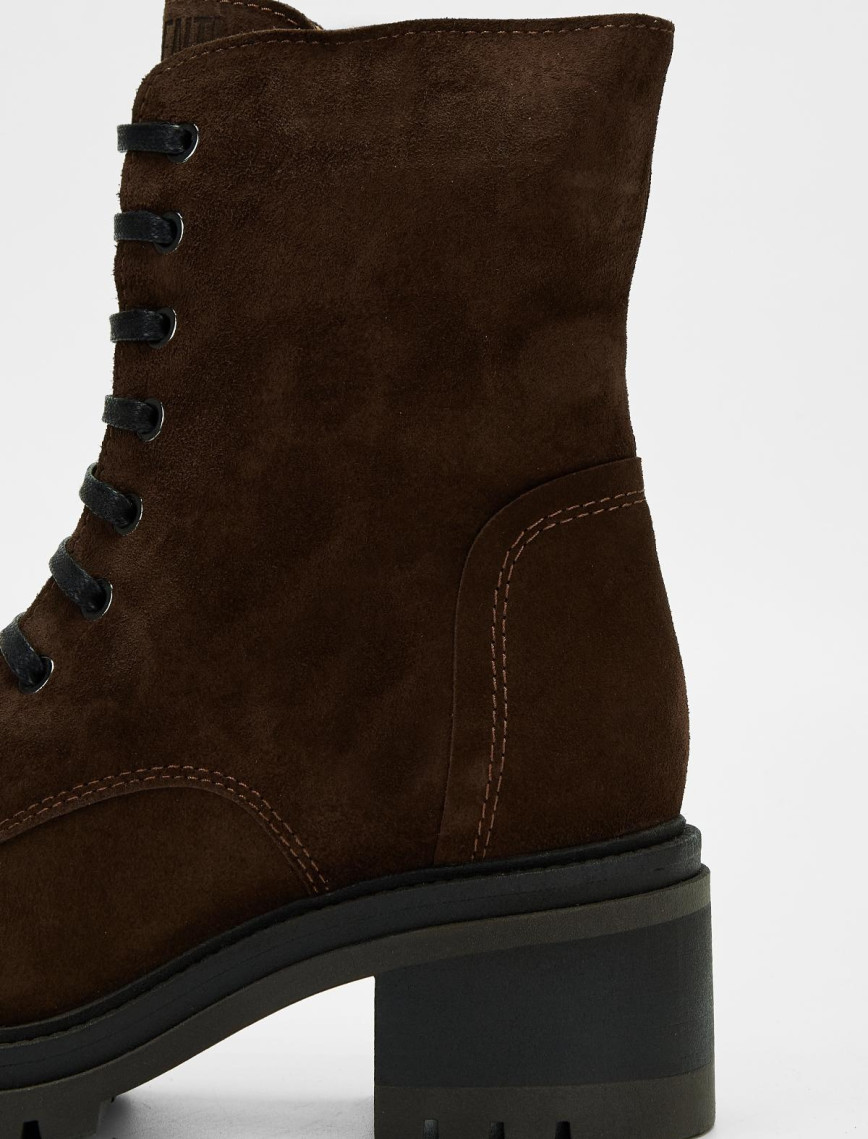 Valmenti Kadın Kahverengi Süet Hakiki Deri Casual Bot