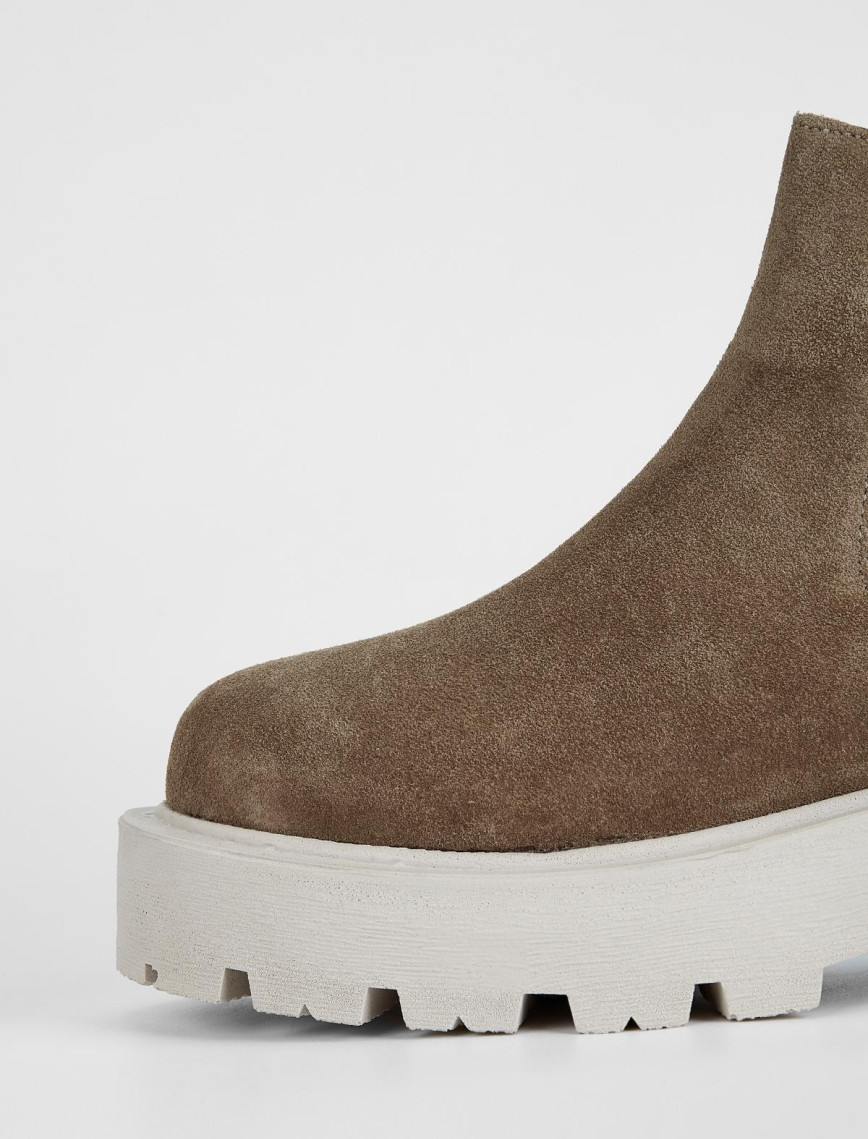 Valmenti Kadın Vizon Süet Hakiki Deri Casual Bot Valmenti Kadın Vizon Süet Hakiki Deri Casual Bot