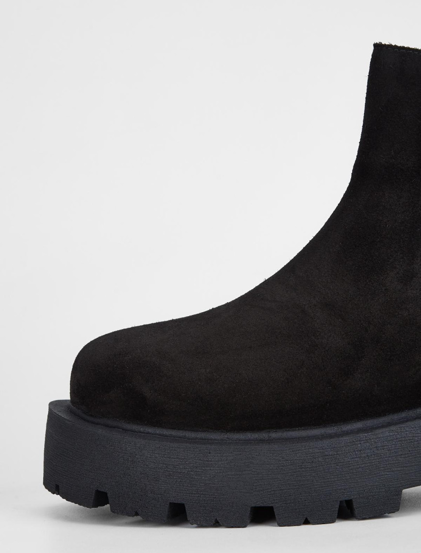 Valmenti Kadın Siyah Süet Hakiki Deri Casual Bot Valmenti Kadın Siyah Süet Hakiki Deri Casual Bot