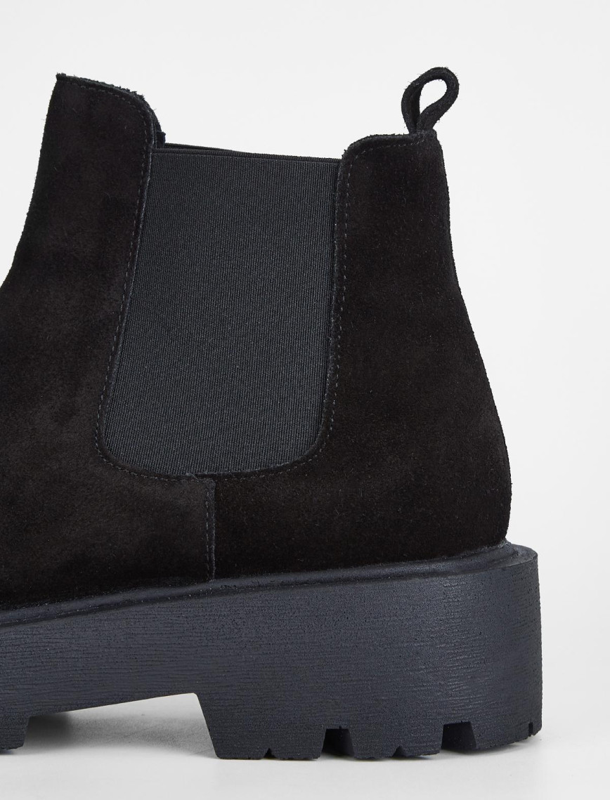 Valmenti Kadın Siyah Süet Hakiki Deri Casual Bot Valmenti Kadın Siyah Süet Hakiki Deri Casual Bot