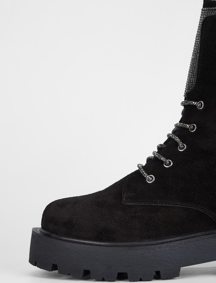 Valmenti Nagy Kadın Siyah Süet Hakiki Deri Casual Bot Valmenti Nagy Kadın Siyah Süet Hakiki Deri Casual Bot