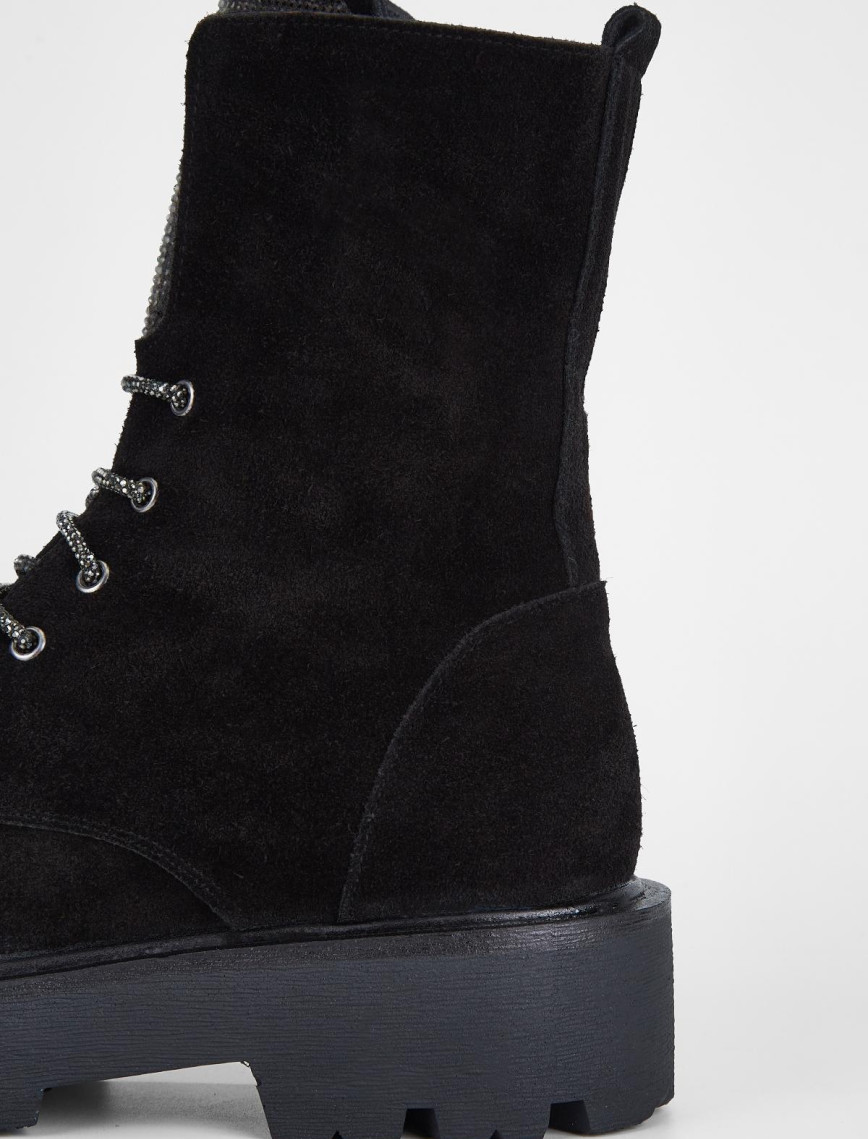 Valmenti Nagy Kadın Siyah Süet Hakiki Deri Casual Bot Valmenti Nagy Kadın Siyah Süet Hakiki Deri Casual Bot