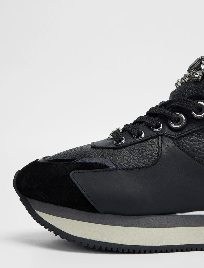 Valmenti Lina Kadın Siyah Floter Hakiki Deri Sneakers & Spor Ayakkabı Valmenti Lina Kadın Siyah Floter Hakiki Deri Sneakers & Spor Ayakkabı