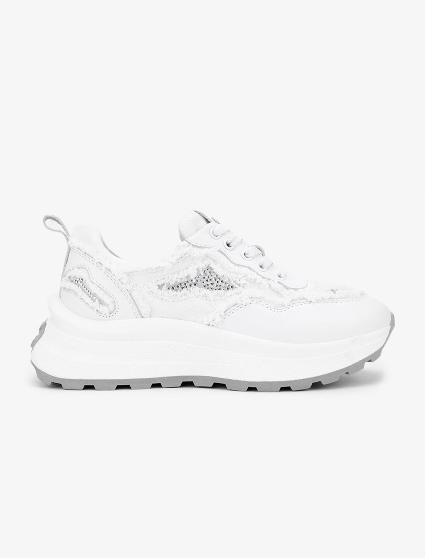 Valmenti Lovita Kadın Bej Hakiki Deri Sneakers & Spor Ayakkabı