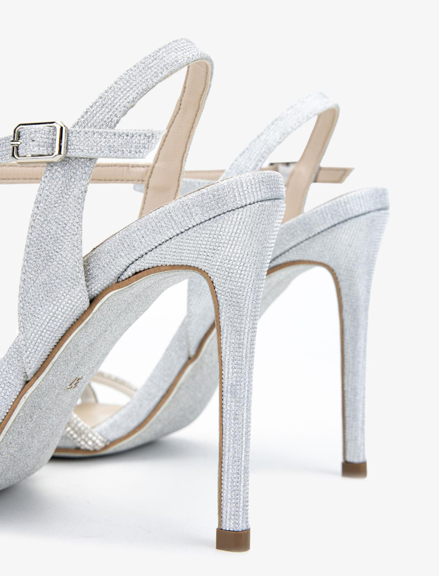 Valmenti Darla Kadın Gümüş Vegan Topuklu Ayakkabı Valmenti Darla Kadın Gümüş Vegan Topuklu Ayakkabı