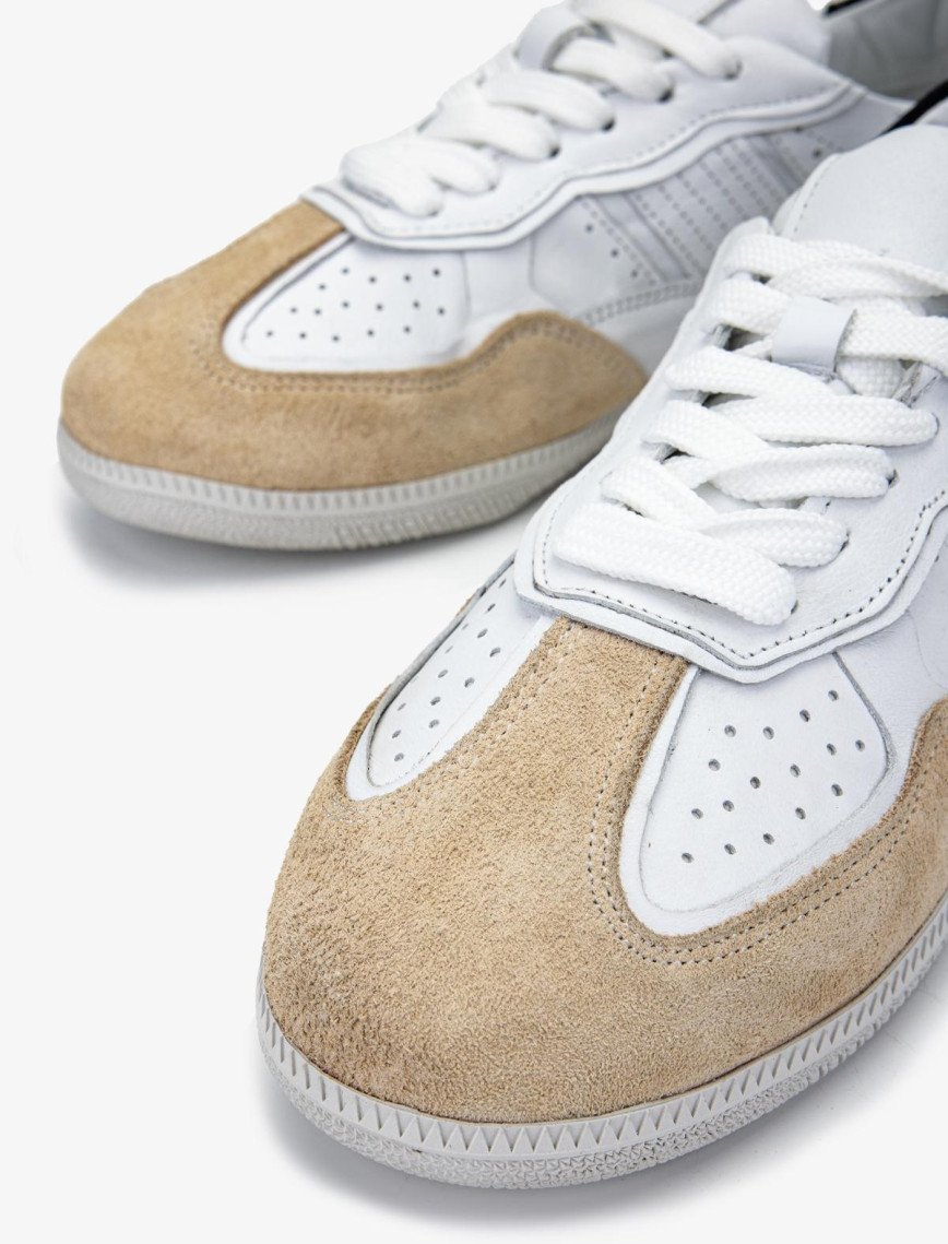 Valmenti Kadın Hakiki Deri Bej Sneakers & Spor Ayakkabı