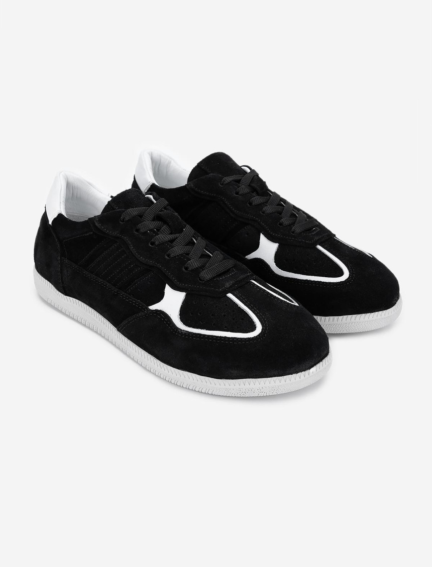 Valmenti Kadın Hakiki Deri Siyah Sneakers & Spor Ayakkabı