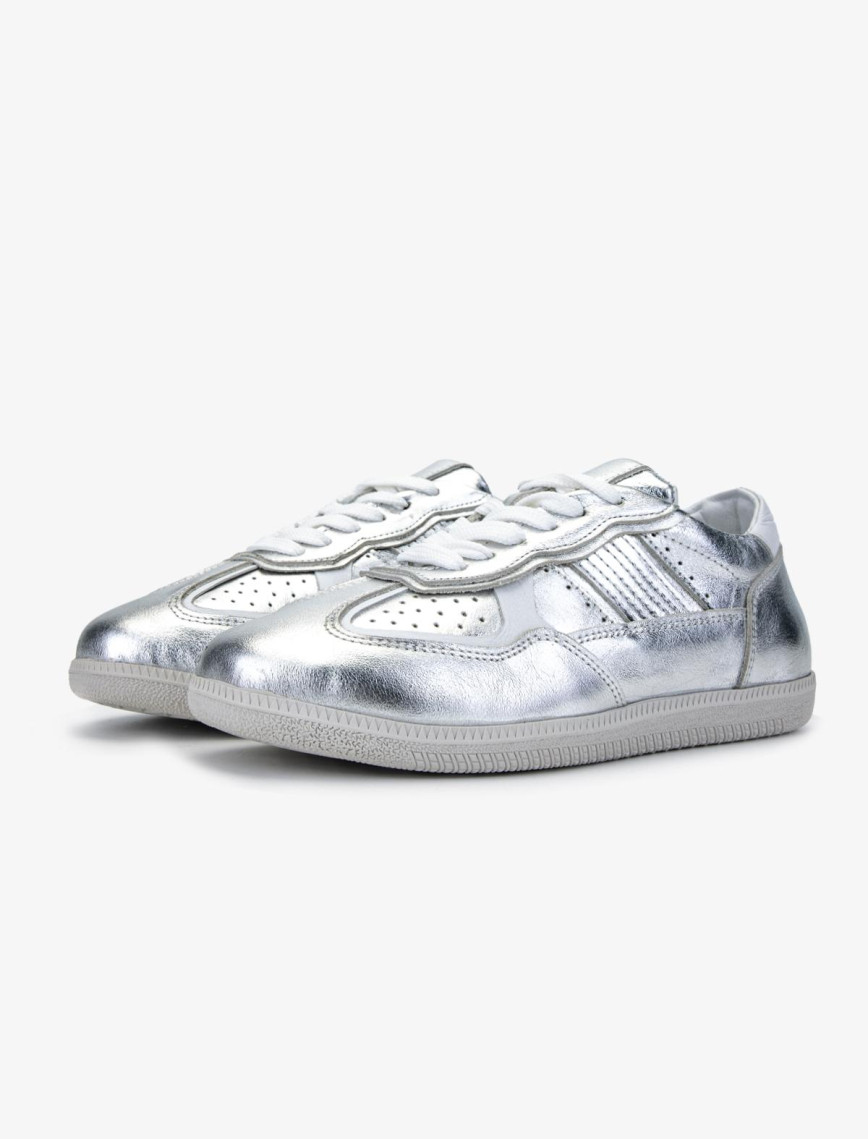 Valmenti Kadın Hakiki Deri Gri Sneakers & Spor Ayakkabı