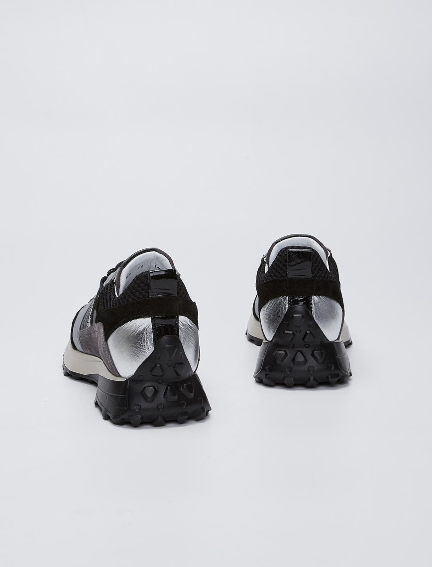 Valmenti İndiana Kadın Siyah Multi Hakiki Deri Spor Ayakkabı