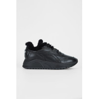 Valmenti Kadın Siyah Hakiki Deri Sneakers & Spor Ayakkabı