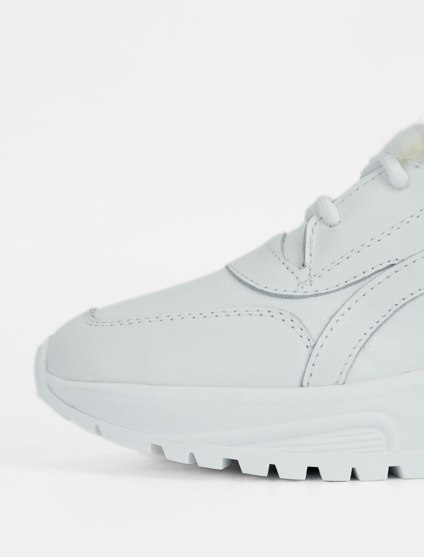 Valmenti Kadın Beyaz Hakiki Deri Sneakers & Spor Ayakkabı