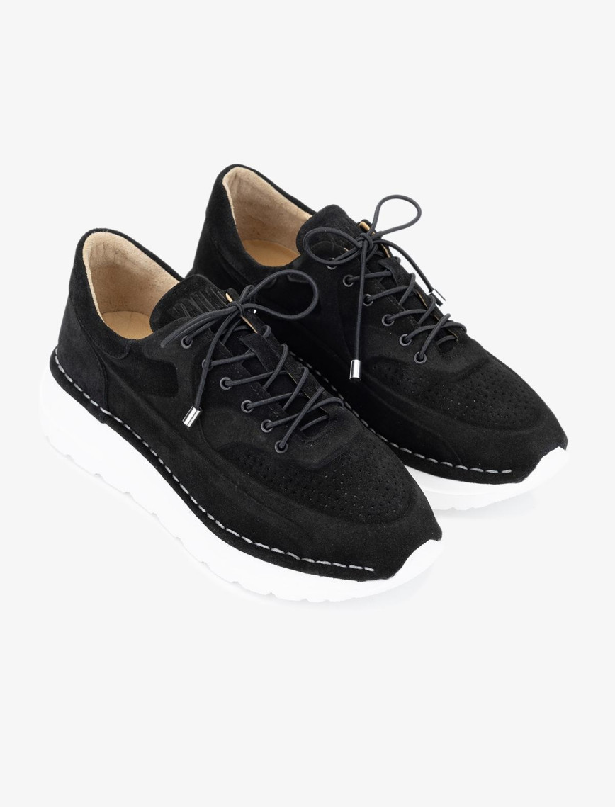 Valmenti Zoe Kadın Siyah Süet Hakiki Deri Sneakers & Spor Ayakkabı Valmenti Zoe Kadın Siyah Süet Hakiki Deri Sneakers & Spor Ayakkabı