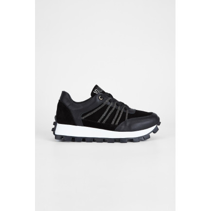 Valmenti Kadın Siyah Süet Hakiki Deri Sneakers & Spor Ayakkabı Valmenti Kadın Siyah Süet Hakiki Deri Sneakers & Spor Ayakkabı